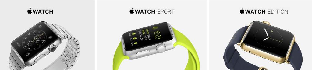Montres connectées Apple Watch