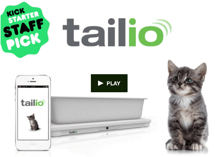 Tailio - Litière connectée pour chat
