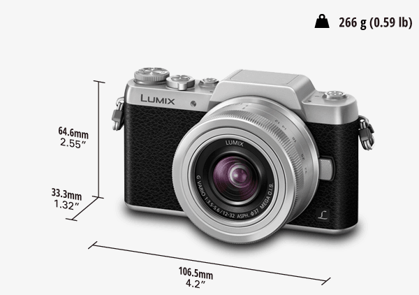 Panasonic Lumix GF7 look rétro