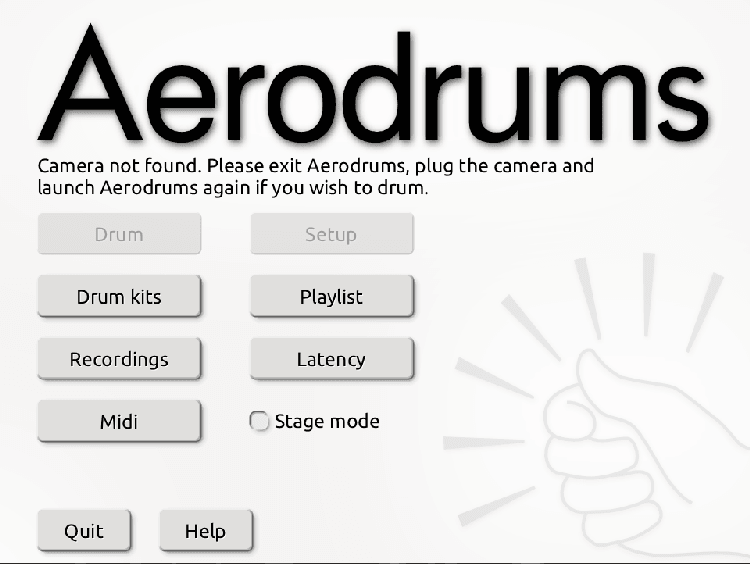 Aerodrums logiciel