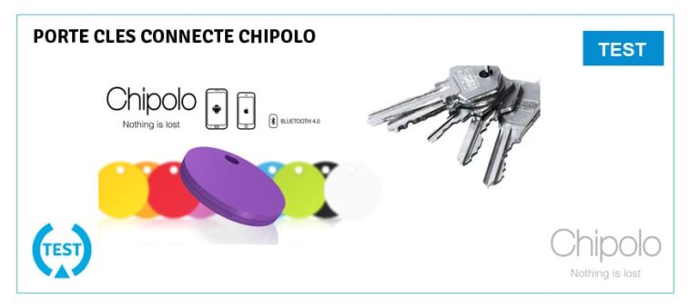 test chipolo porte clés connecté