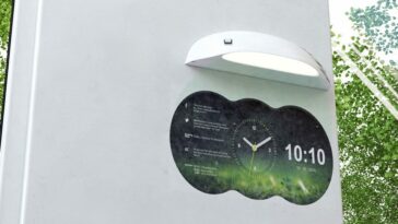La Coolest Clock projette sur votre mur plusieurs informations utiles