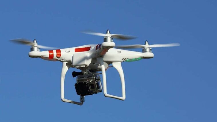 Drone survol paris