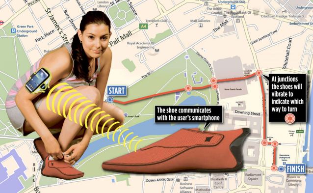 Les Lechal Shoes, chaussures avec GPS