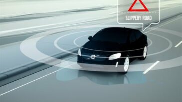 MWC Volvo technologie de détection de routes glissantes