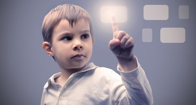 Enfant connecté