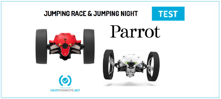 Minidrones 2 jumping night et jumping race Parrot