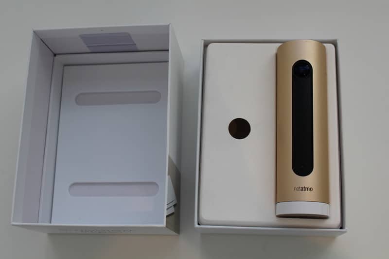 Test netatmo welcome caméra connectée unboxing packaging ouvert