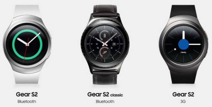 La Samsung Gear S2 classique et la 3G présentes toutes deux un design minimaliste