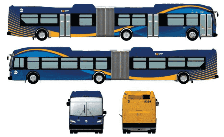 bus connectés de new york city