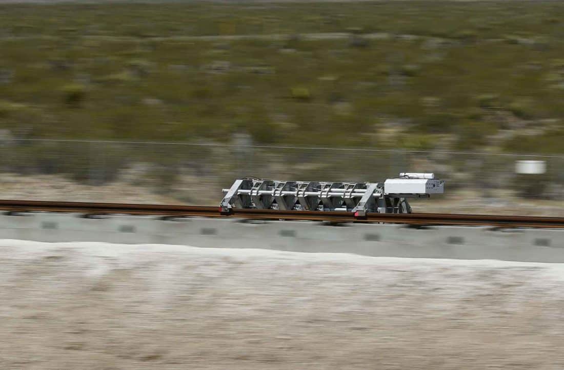 hyperloop vue essai nevada