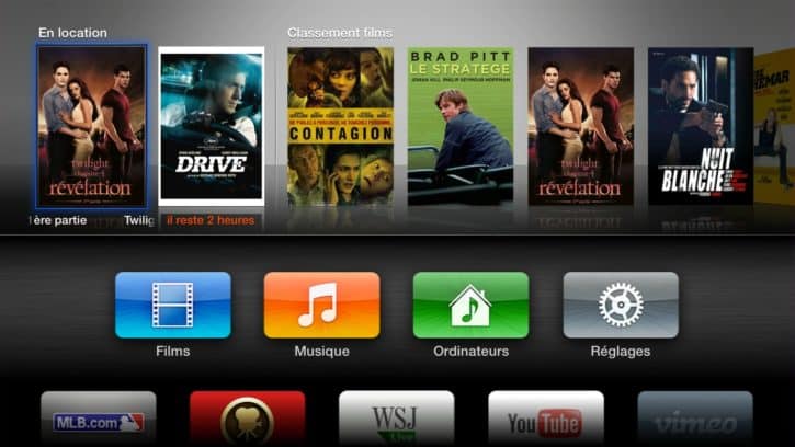 apple tv 3 interface