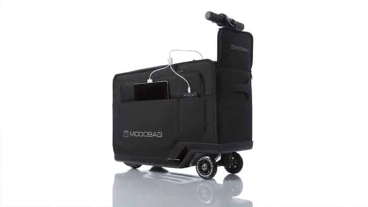 Modobag est une valise motorisée.