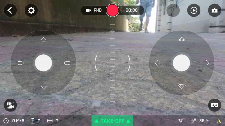 application freeflight pro vue caméra du drone