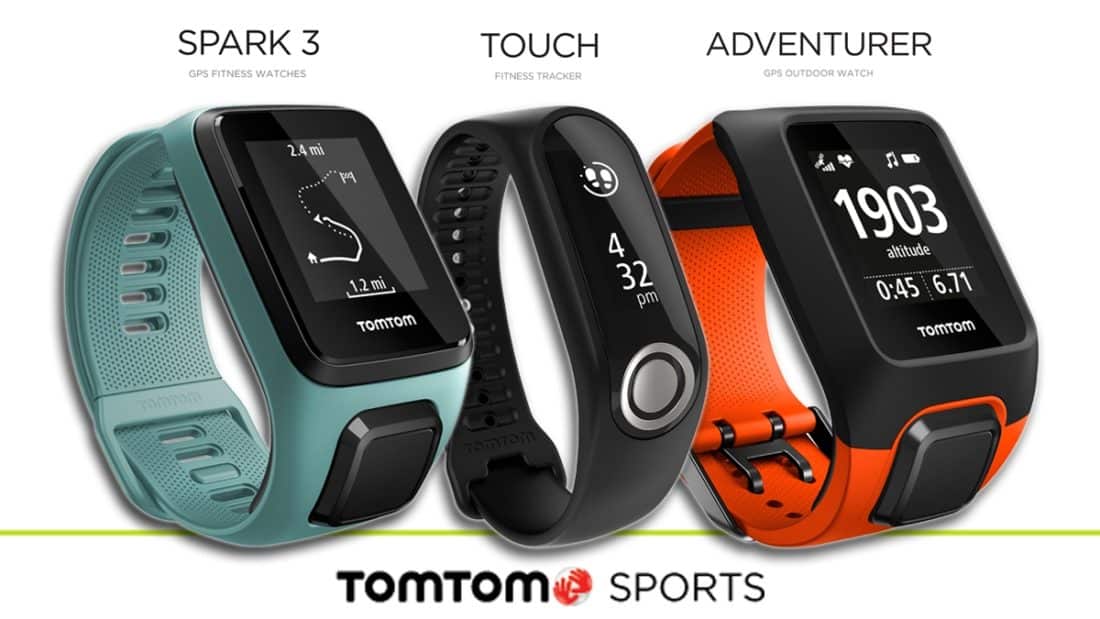 Les trois nouveaux wearables Touch, Adventurer et Spark 3 de TomTom