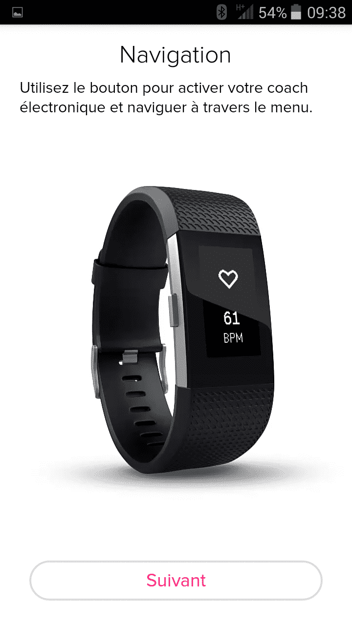 installation fitbit charge 2