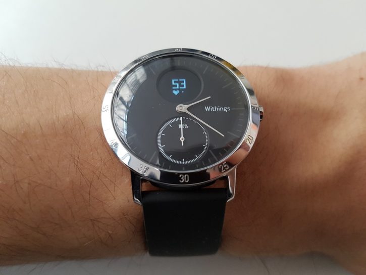 Withings Steel HR rythme cardiaque
