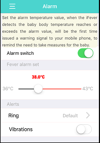 Utilisation IFever application Fii Smart Thermometer test