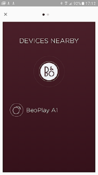 Test Beoplay application android Bang &Olufsen A1