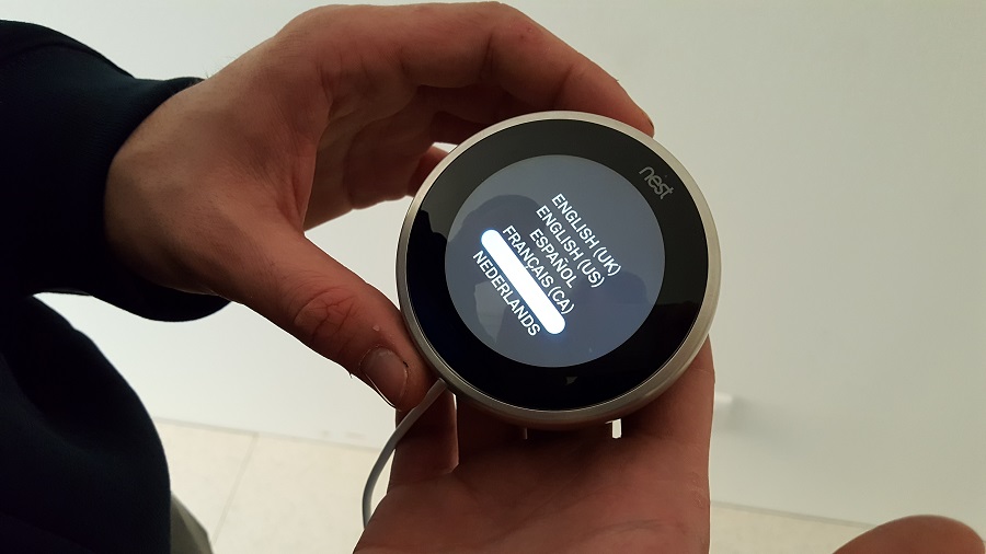 tuto guide d'installation thermostat nest connecté intelligent paramétrage langue