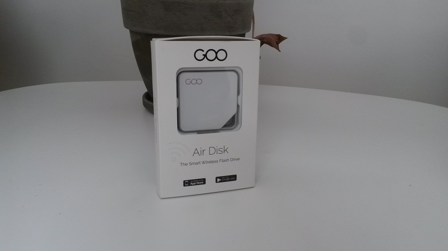 Test Goo Air Disk Unboxing Boîte fermée