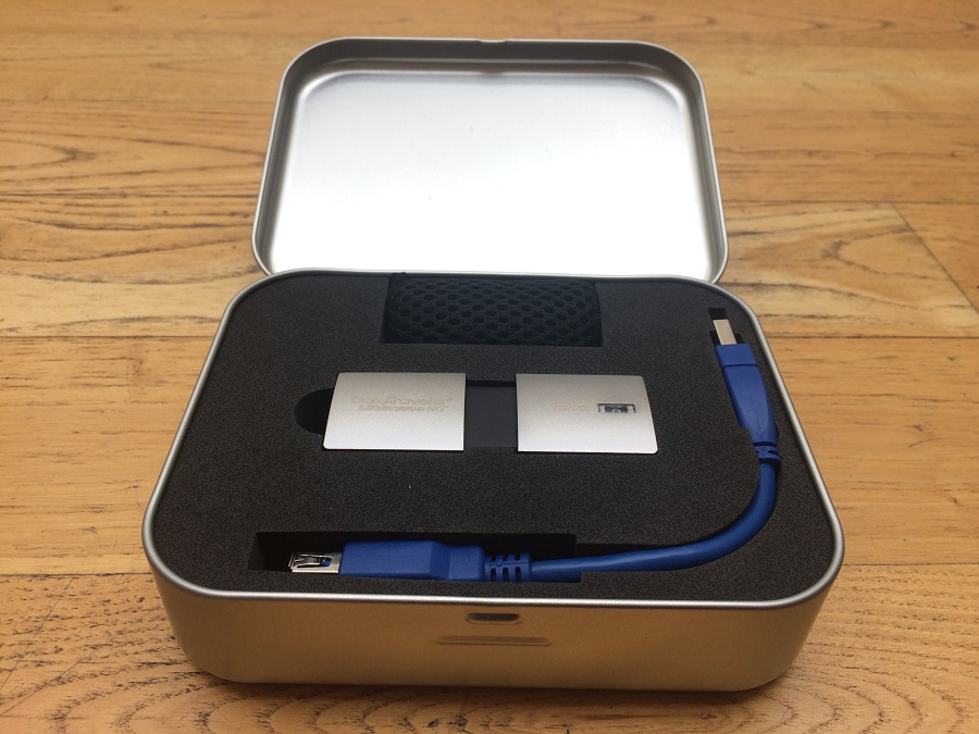 Test Kingston Data Traveler USB 3.1 Unboxing boîte ouverte