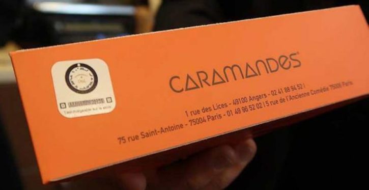 Caramandes application smartphone pastille chocolats boite connectee