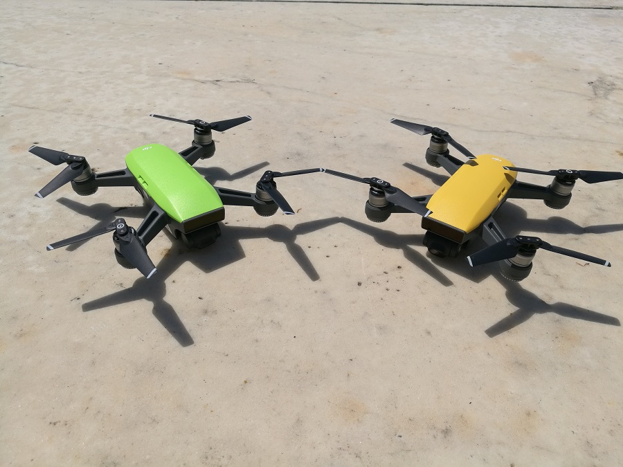 drones dji spark modeles couleur