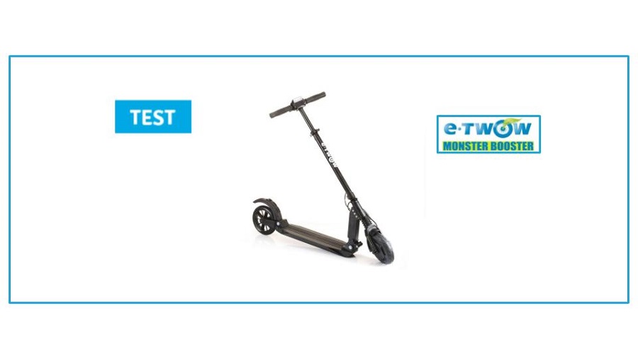 test e-twow booster trottinette connectee