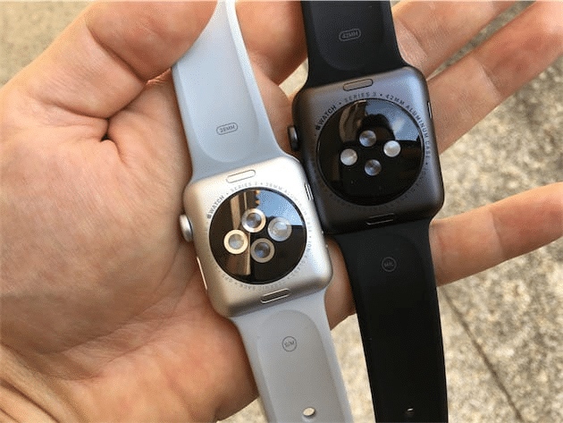 apple watch series 3 dos capteurs tests avis essai resume montre connectee prix autonomie