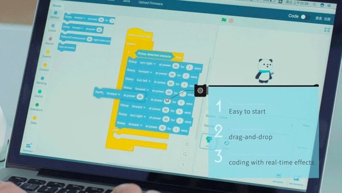apprendre à coder codey rocky