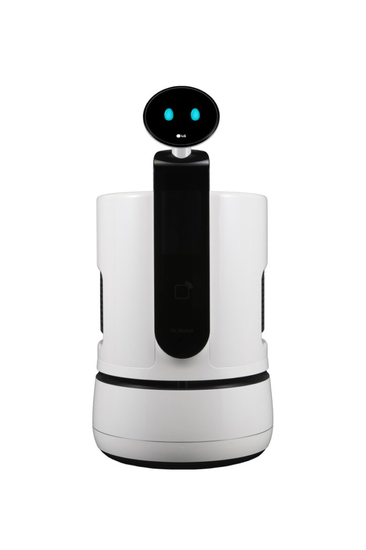 LG, LG CLOi Porter Robot, robot, hôtels, LG CLOi Servant Robot, LG CLOi Shopping Cart Robot