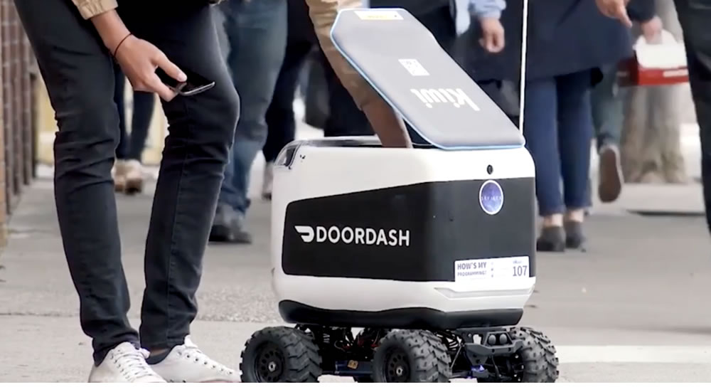 Kiwi Robots livraison repas étudiants campus Berkeley