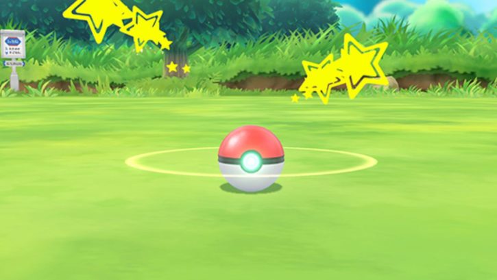 Pokémon Let's Go Pikachu et Evoli capture pokéball