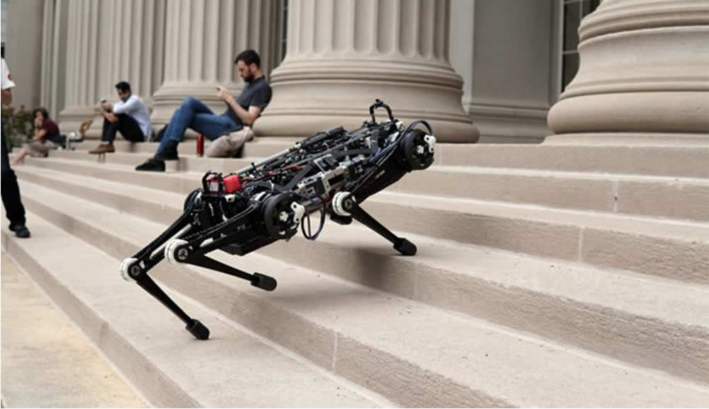 Cheetah 3 robot aveugle du MIT monte les escaliers