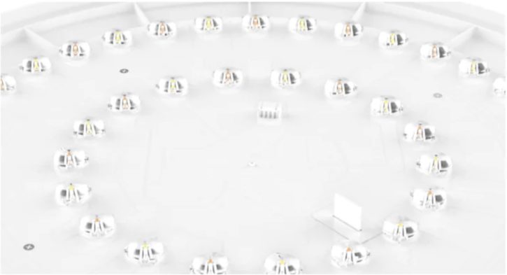 Yeelight JIAOYUE YLXD04YL 450 LED Ceiling Light 200 - 240V - WHITE WHITE LAMPSHADE