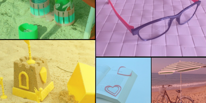 Couverture top 5 nouvelle mode objets imprimante 3D plage