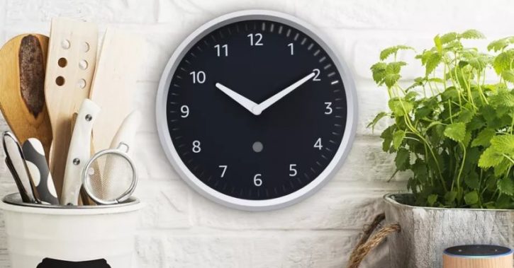 amazon echo wall clock