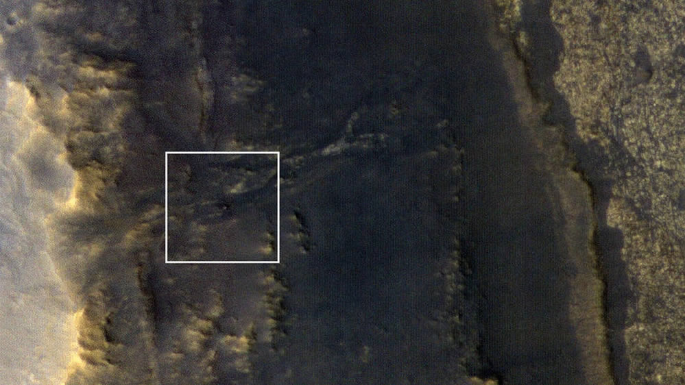 La Nasa retrouve le robot Opportunity sur la planète Mars photo satellite