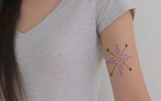 objets connectés wearables tatouage