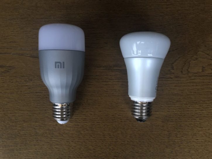 la Xiaomi Mi Led Smart Bulb face à la Philips Hue