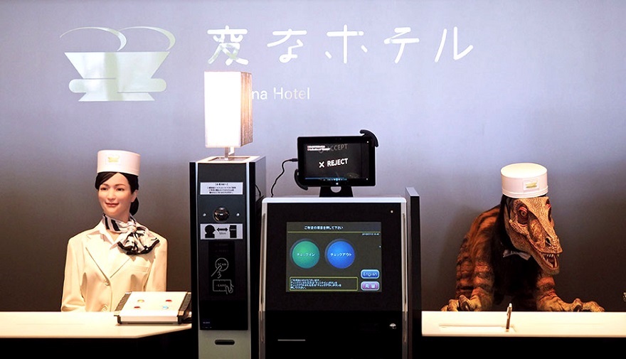 Hôtel robots Japon licenciements