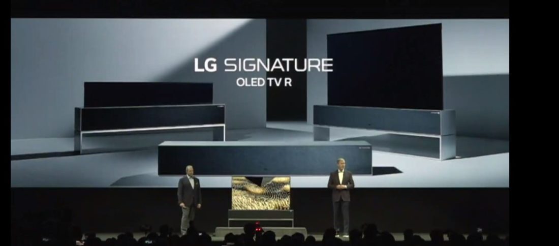 LG Signature téléviseur enroulable