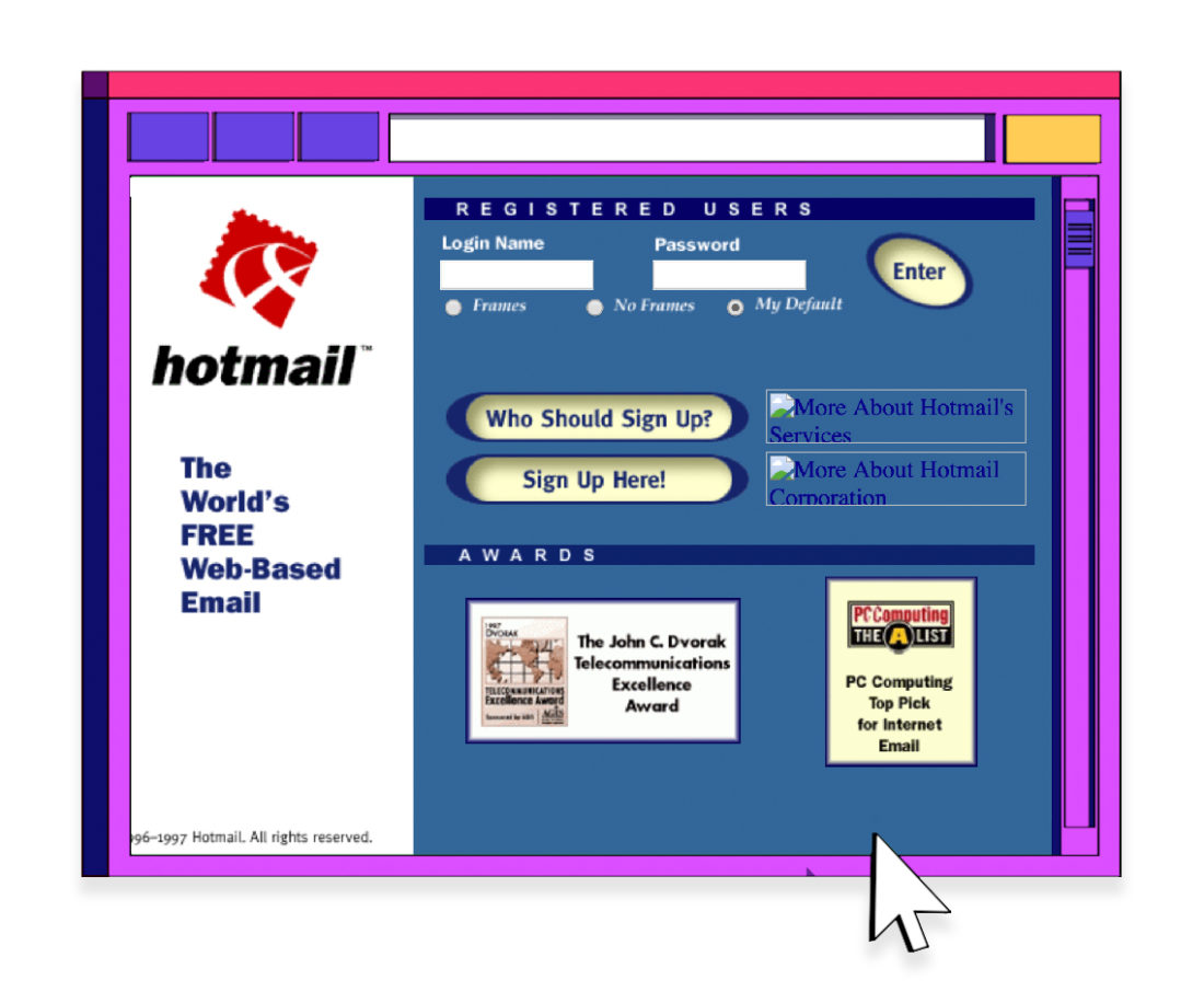 World Wide Web Hotmail