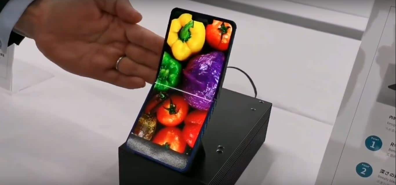 Smartphone pliable sharp