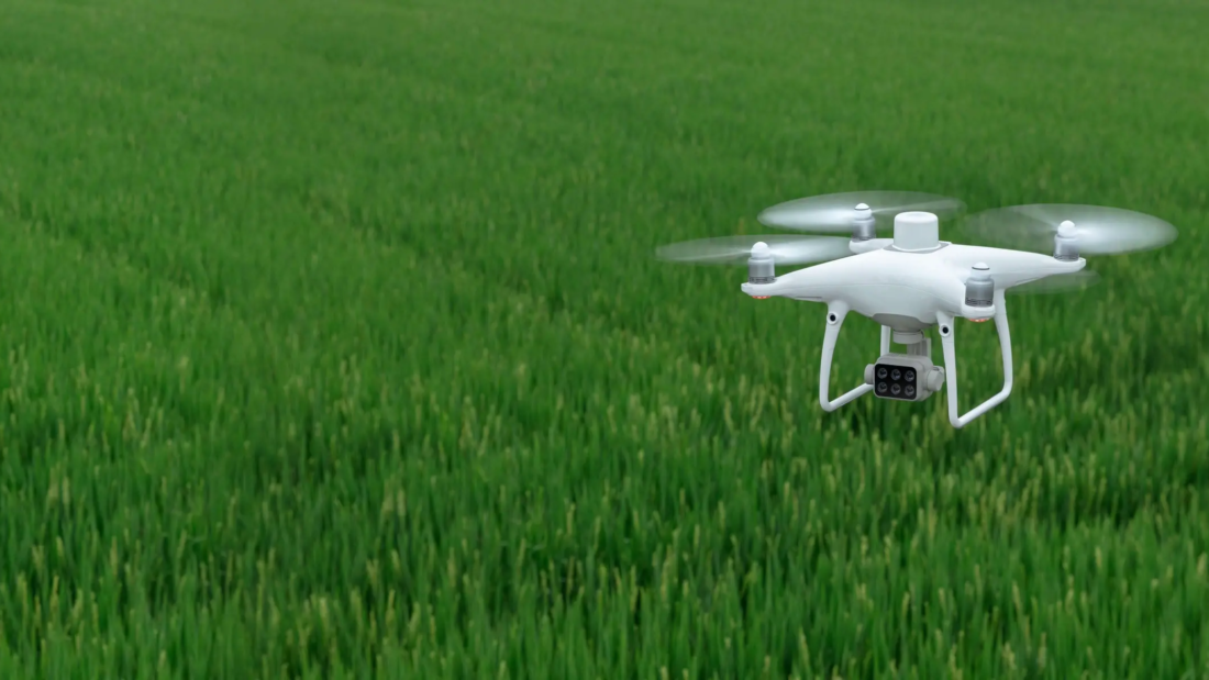 drone DJI P4 Multispectral pour l'agriculture