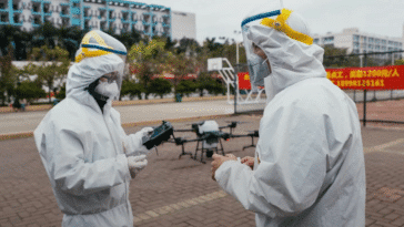 drones dji contre le coronavirus
