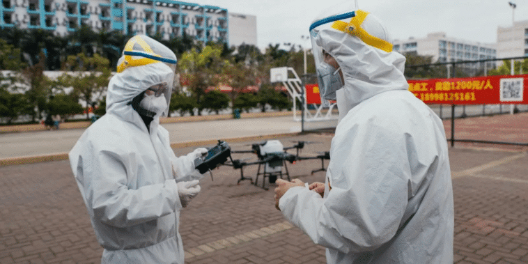 drones dji contre le coronavirus