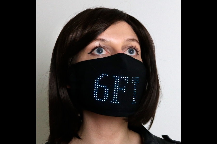 masque faciale à LED