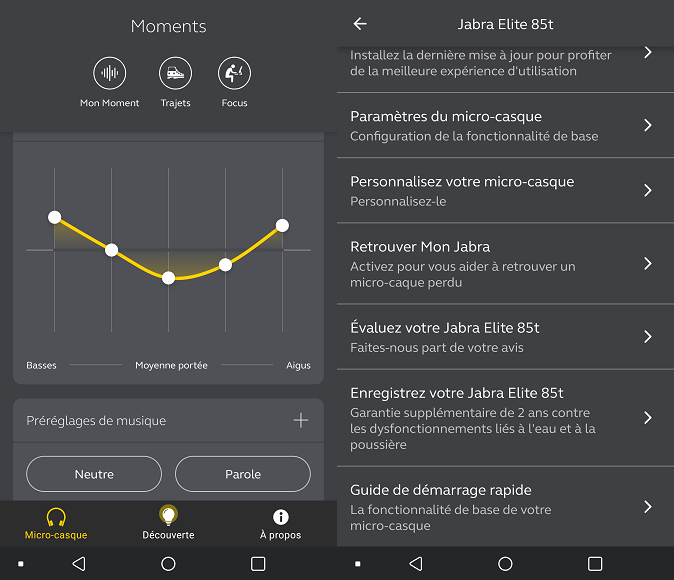 test jabra elite 85t screenshot app